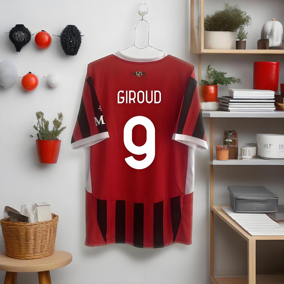 AC Milan 125th Anniversary Retro Football Jersey