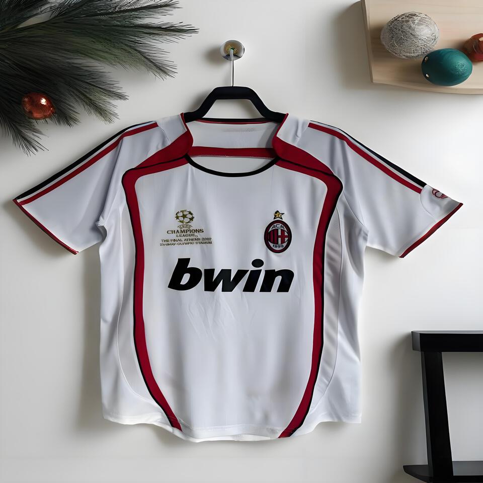 AC Milan 2007 Final Jersey - Breathable Football Shirt