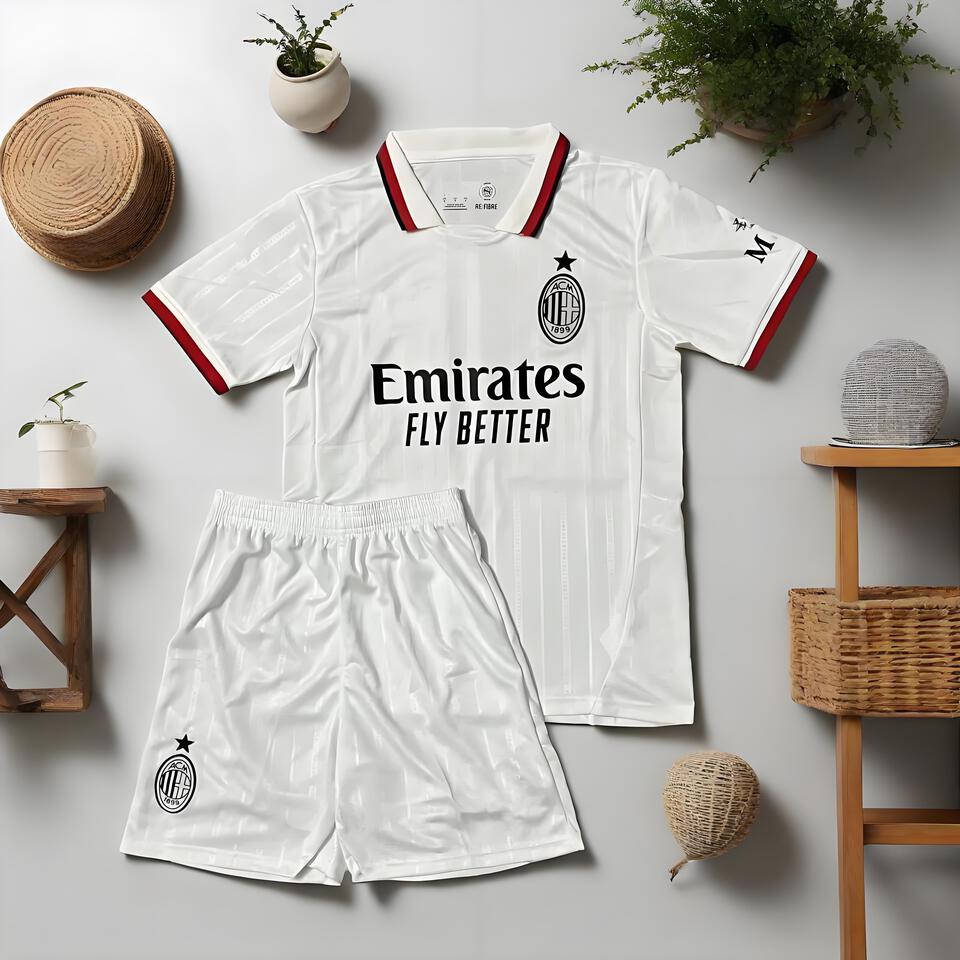 AC Milan Home Jersey 2024, Official Football Shirt, Men's Soccer Kit, Adidas Performance Wear