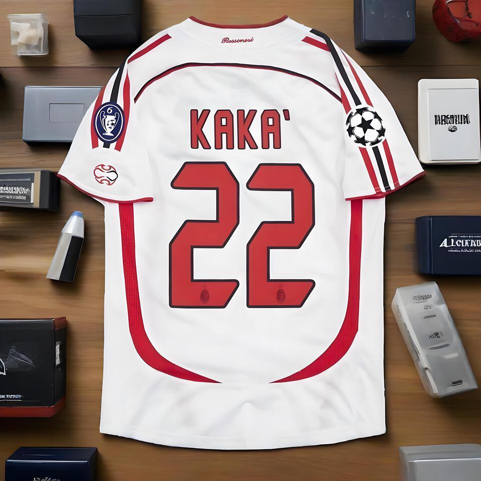 AC Milan KAKA 22 White Breathable Moisture-Wicking Soccer Jersey