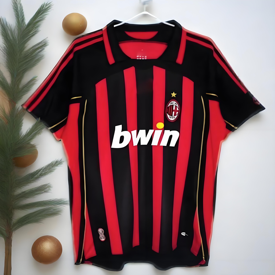 AC Milan Stripes Unisex T-Shirt | Classic Football Jersey Tee for Men and Women