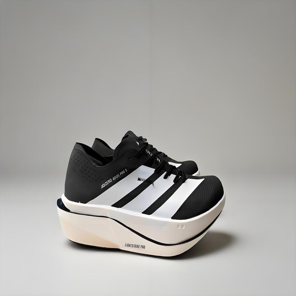 Adidas Adizero Adios Pro 5 White Black Elite Racing Shoes