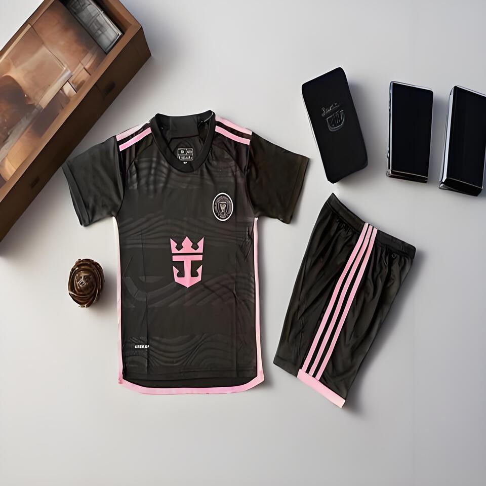 Adidas Black Pink Football Jersey, Women's Soccer Uniform Kit