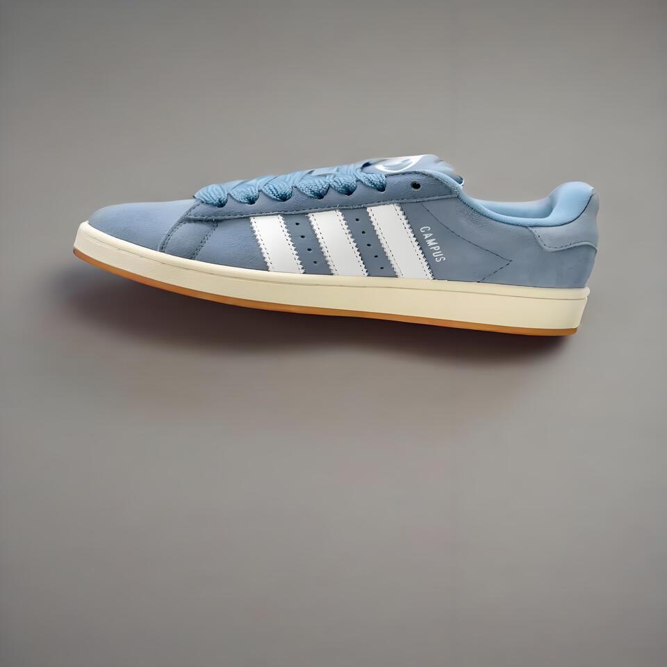 adidas Campus Light Blue Suede Retro Sneakers