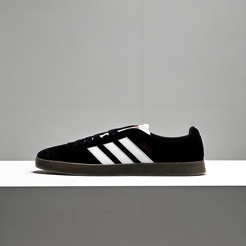 Adidas Classic Black Brown White Stripes Skate Shoes