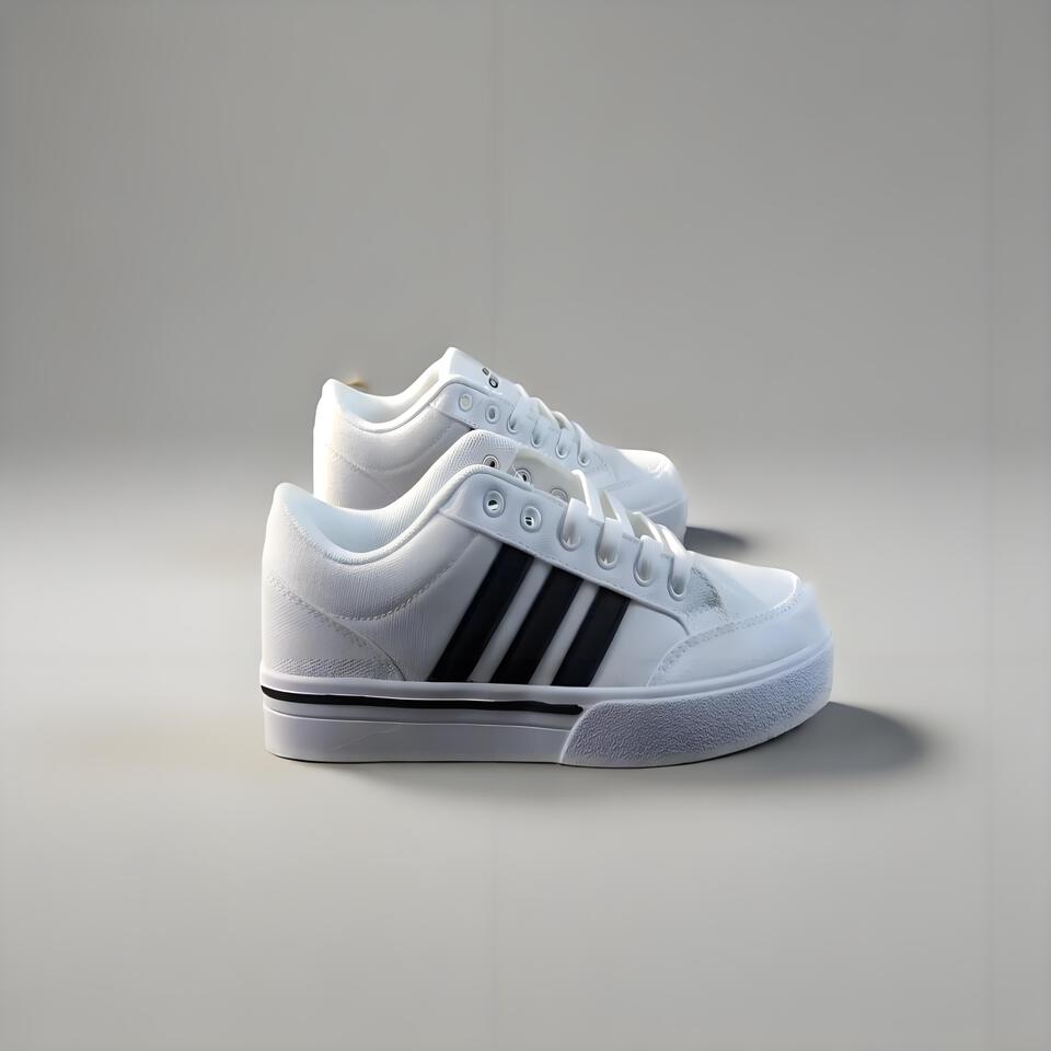 Adidas Classic Black White Canvas Shoes Unisex Casual Sneakers