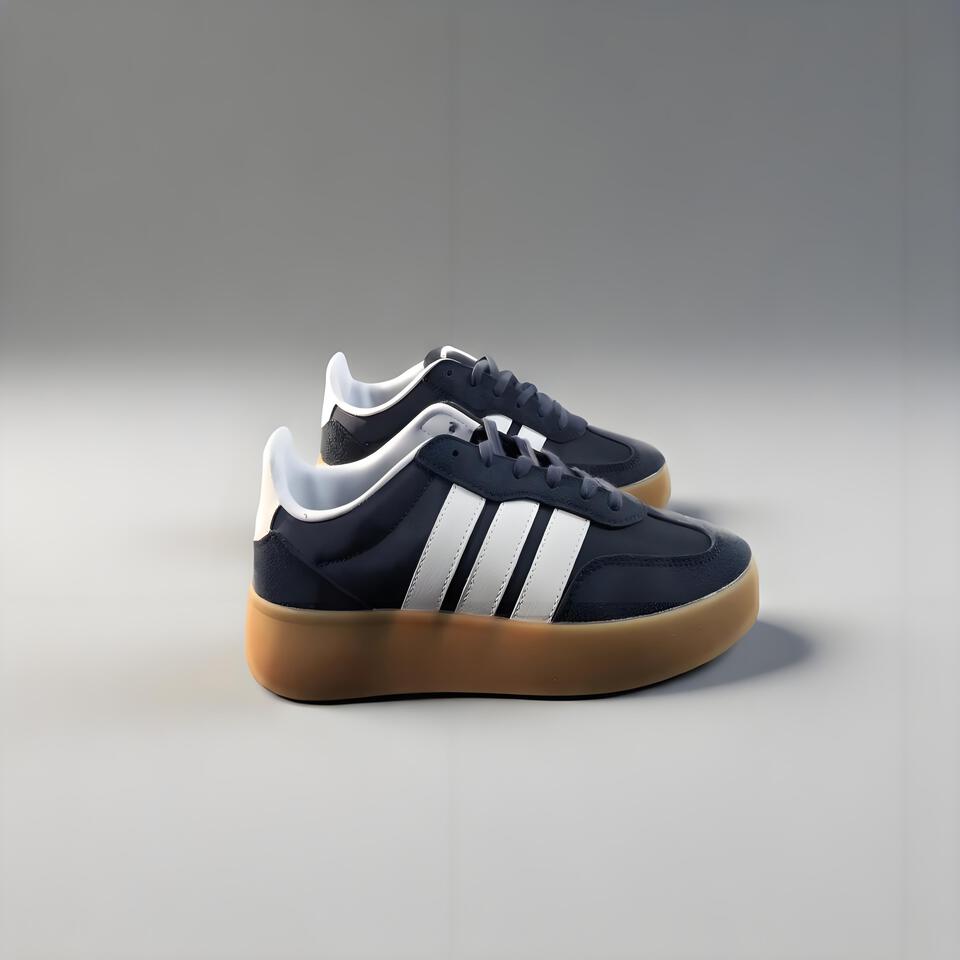 Adidas Classic Navy White Stripe Vintage Skate Shoes