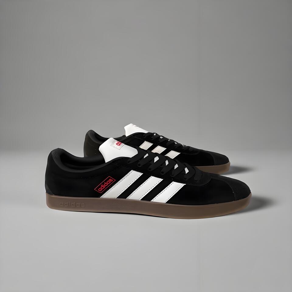 adidas Classic Suede Sneakers Low-Top Black Brown White
