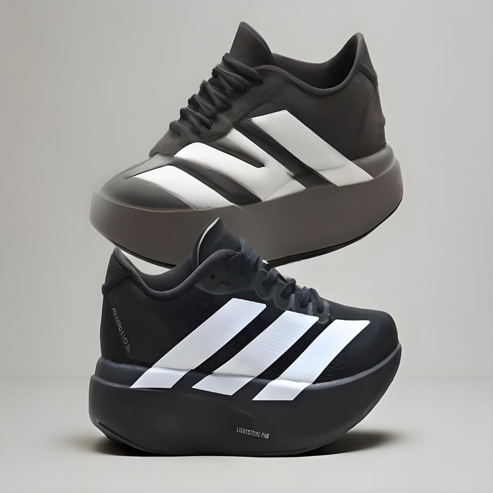 Adidas EVO SL Shoes White Black Lightstrike Pro | Men's Running Shoes