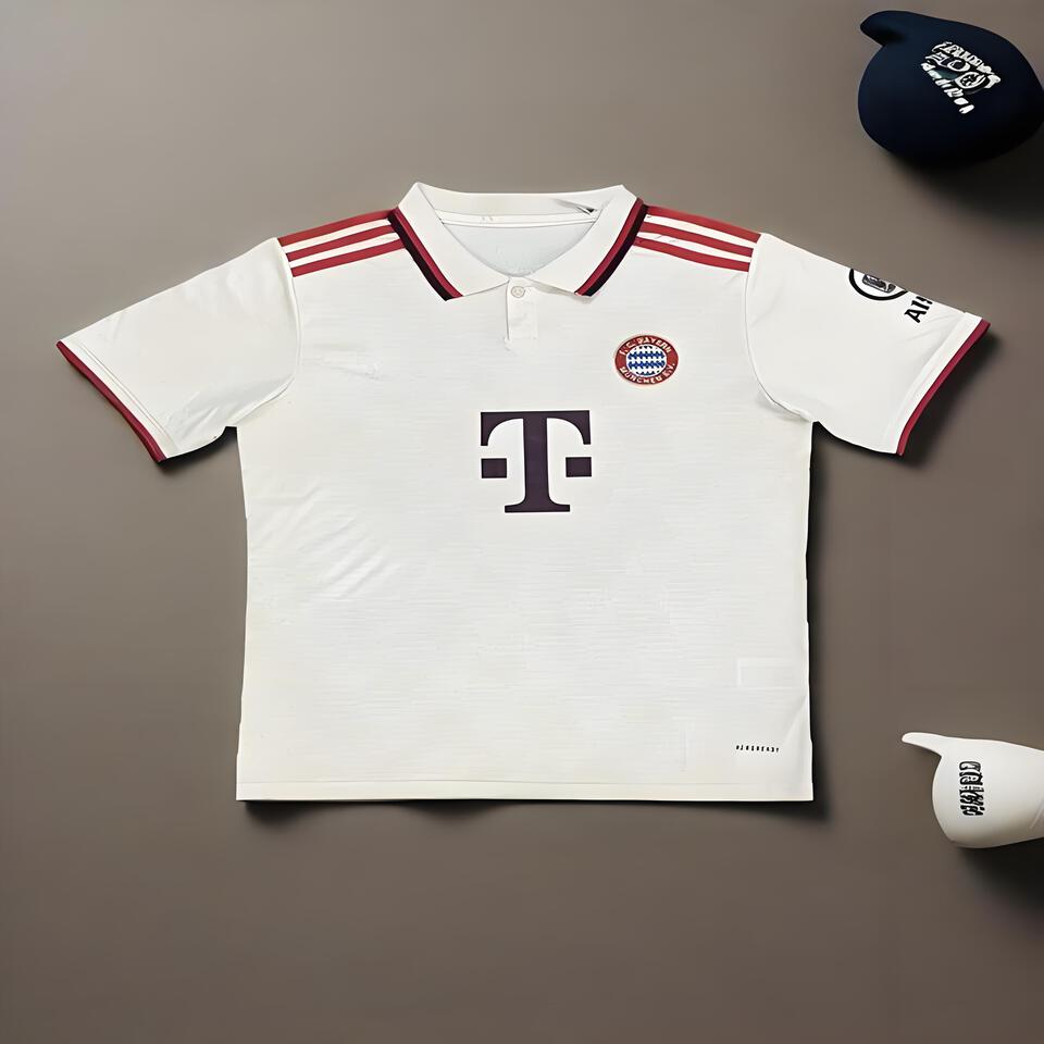 adidas FC Bayern Home White Breathable Polo Shirt