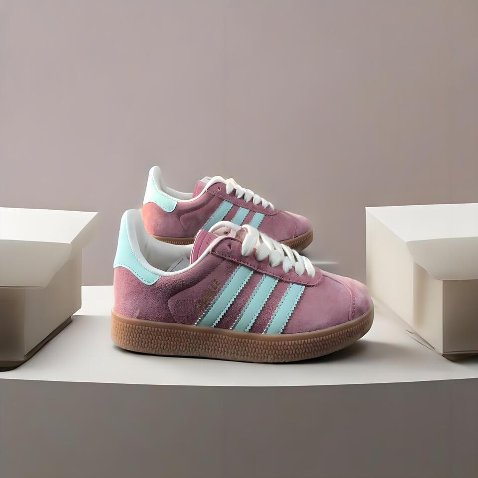 Adidas Gazelle Green Suede Vintage Sneakers | Retro Style