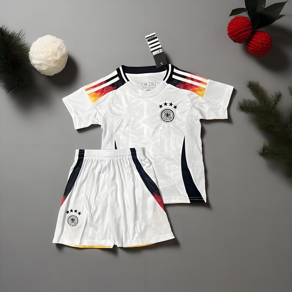 adidas Germany Kids Breathable White Football Jersey