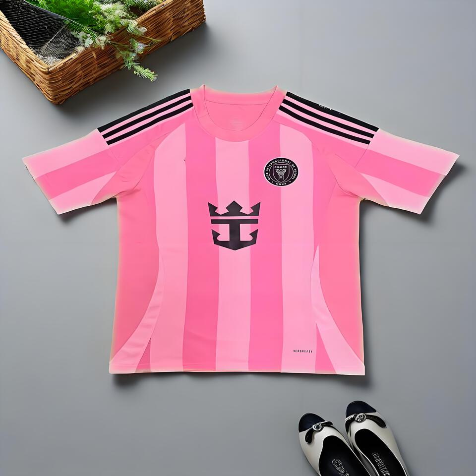 adidas Inter Miami CF Pink Breathable Football Shirt Men's
