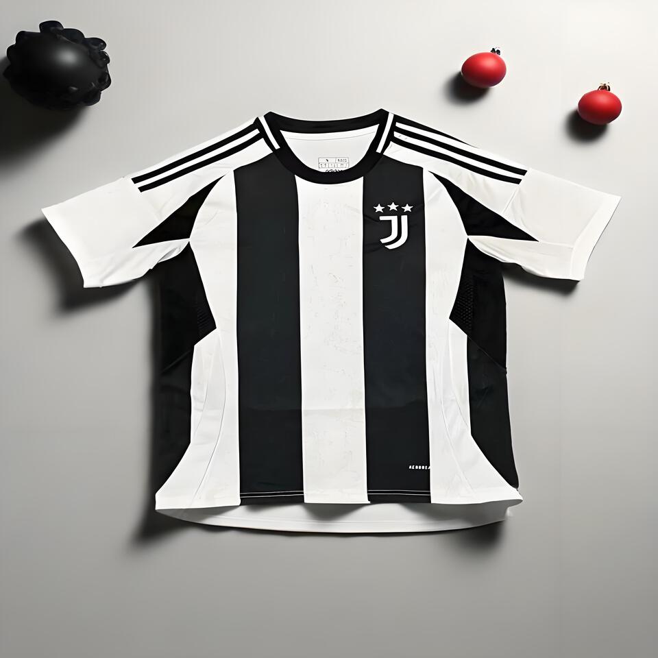 Adidas Juventus Black White Football Jersey, Vintage Soccer Shirt