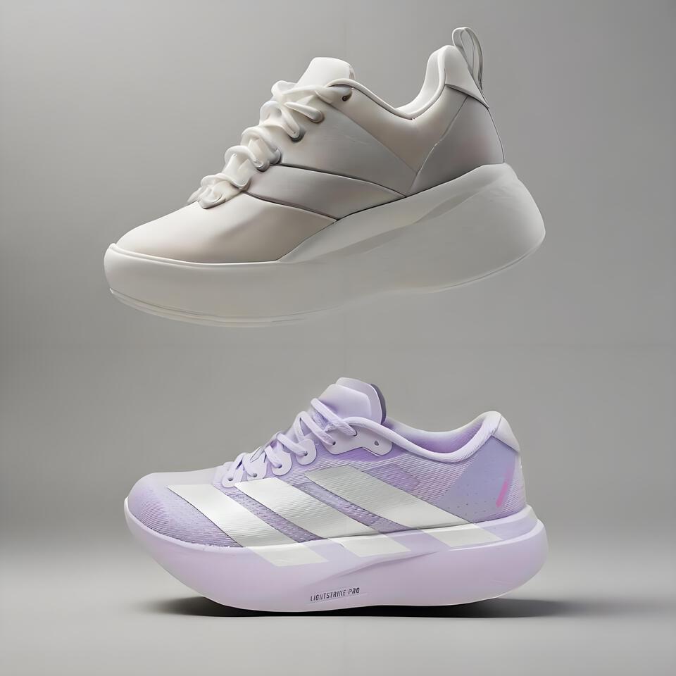 adidas Lightstrike Pro Women's Running Shoes Purple Translucent Breathable Cushioned