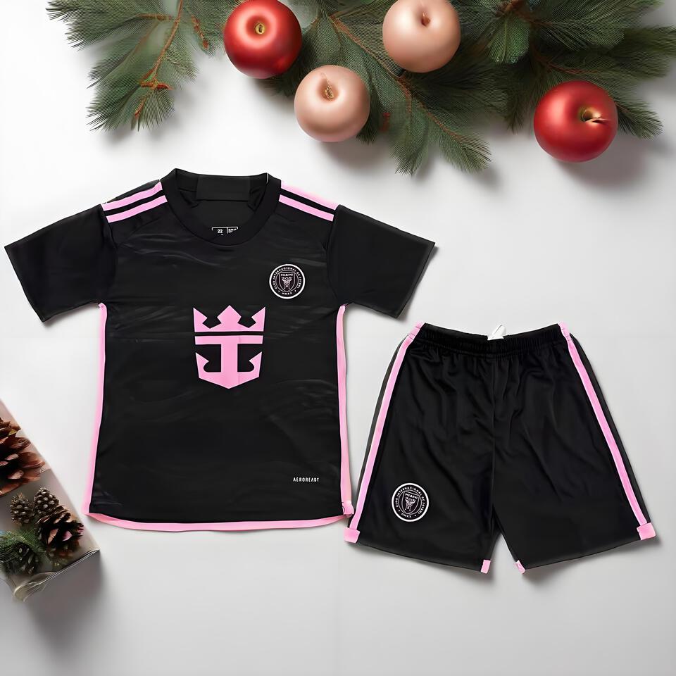 adidas Miami Inter CF Black Pink Breathable Sportswear Set