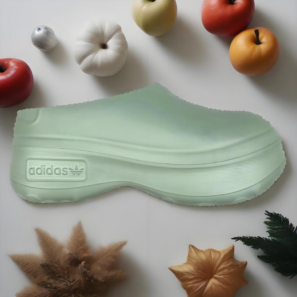 adidas Originals Adilette EVA Slides | Mint Green | Non-Slip Platform Sandals