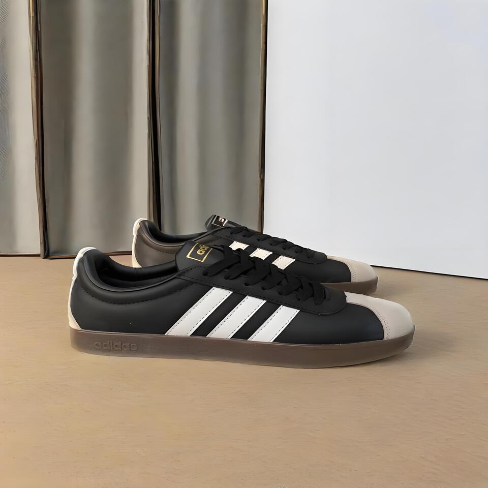 adidas Originals Black White Sneakers | Retro Casual Shoes