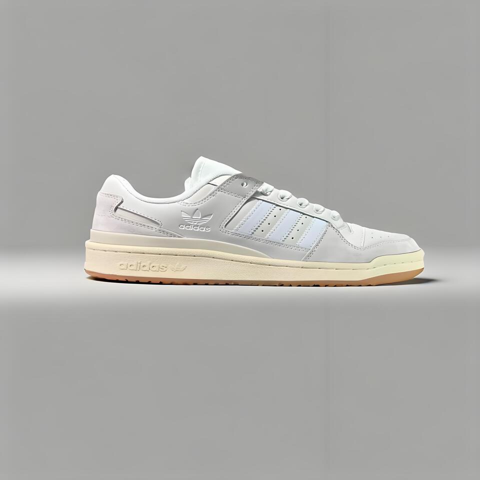 adidas Originals Forum Low - Grey Suede Retro Sneakers
