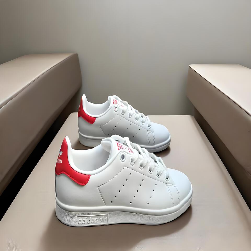 adidas Originals Stan Smith White Red | Classic Retro Sneakers