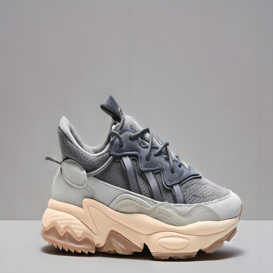 adidas OZWEEGO Grey Tan Suede Retro Sneakers