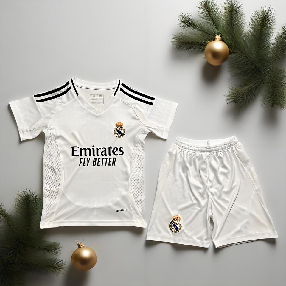 Adidas Real Madrid Home Jersey 2024-25, Authentic Football Shirt