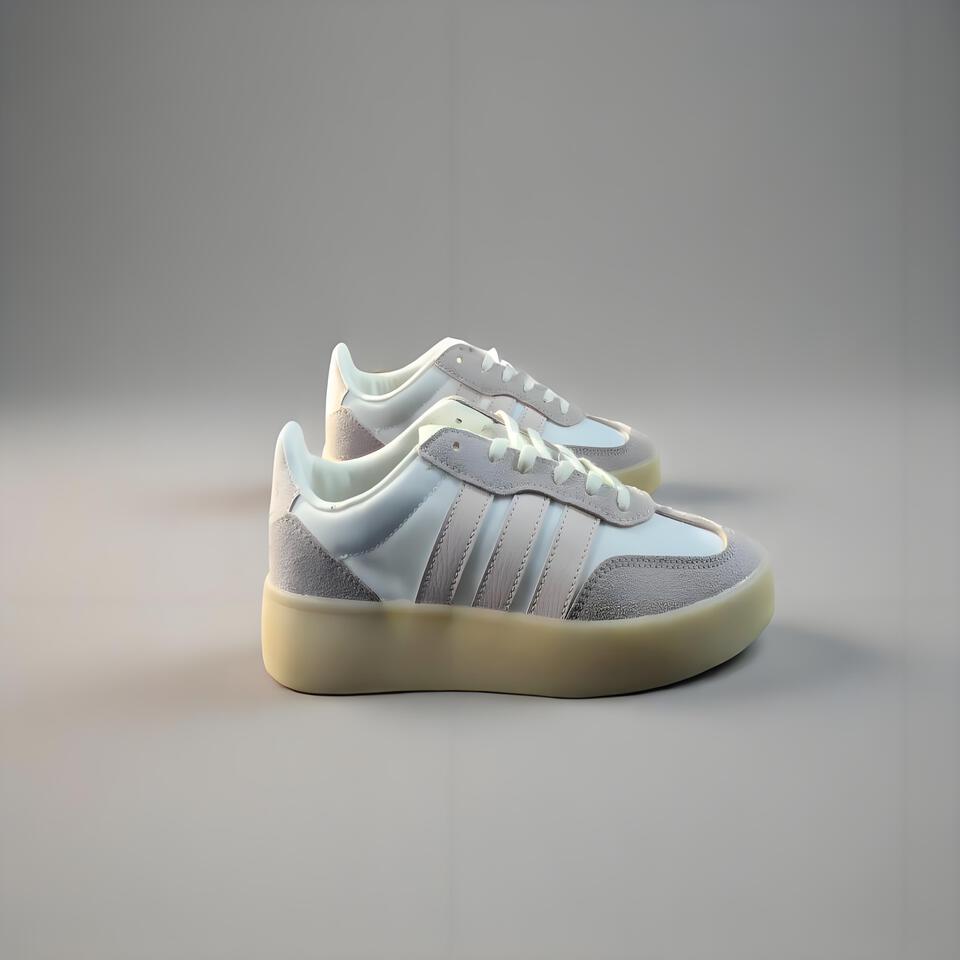 Adidas Retro Court White Purple Leather Suede Sneakers