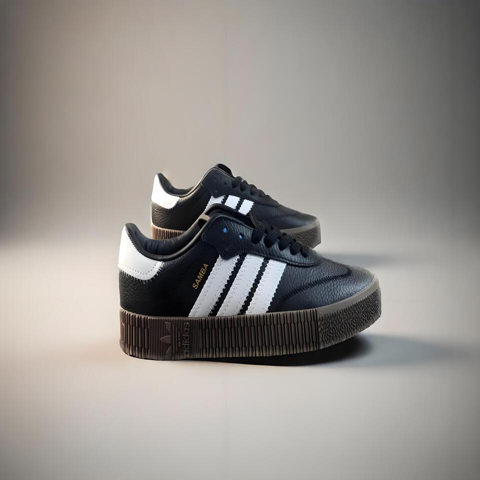 Adidas Samba OG Black White Gum Retro Sneakers