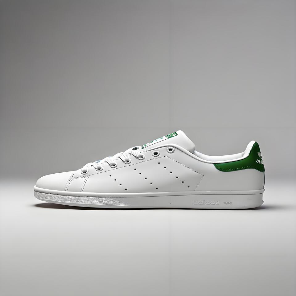 Adidas Stan Smith White Leather Sneakers | Classic Green