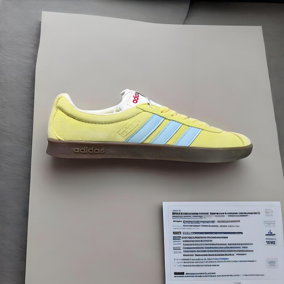Adidas Suede Classic Retro Sneakers Low Top Yellow