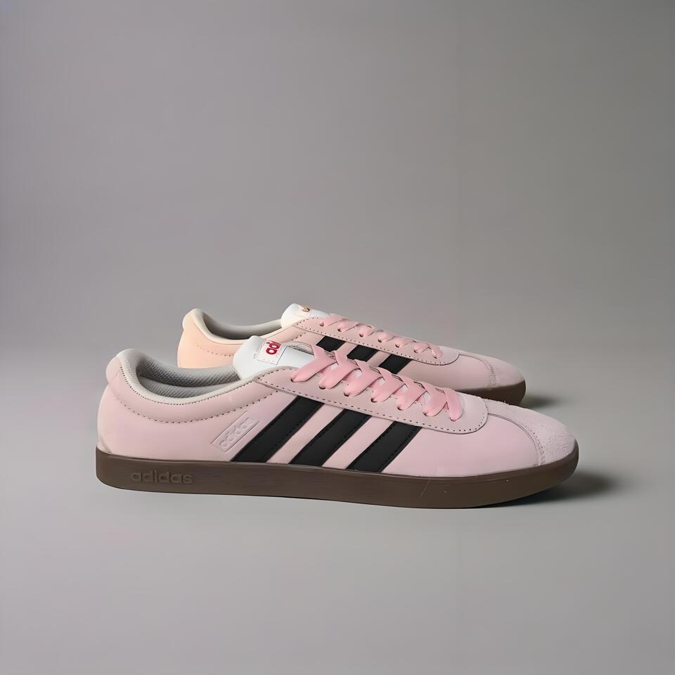 adidas Suede Sneakers Women's Pink Brown Casual Shoes Classic