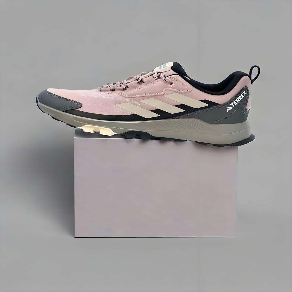 Adidas TERREX Women's Pink Grey Black Hiking Shoes
