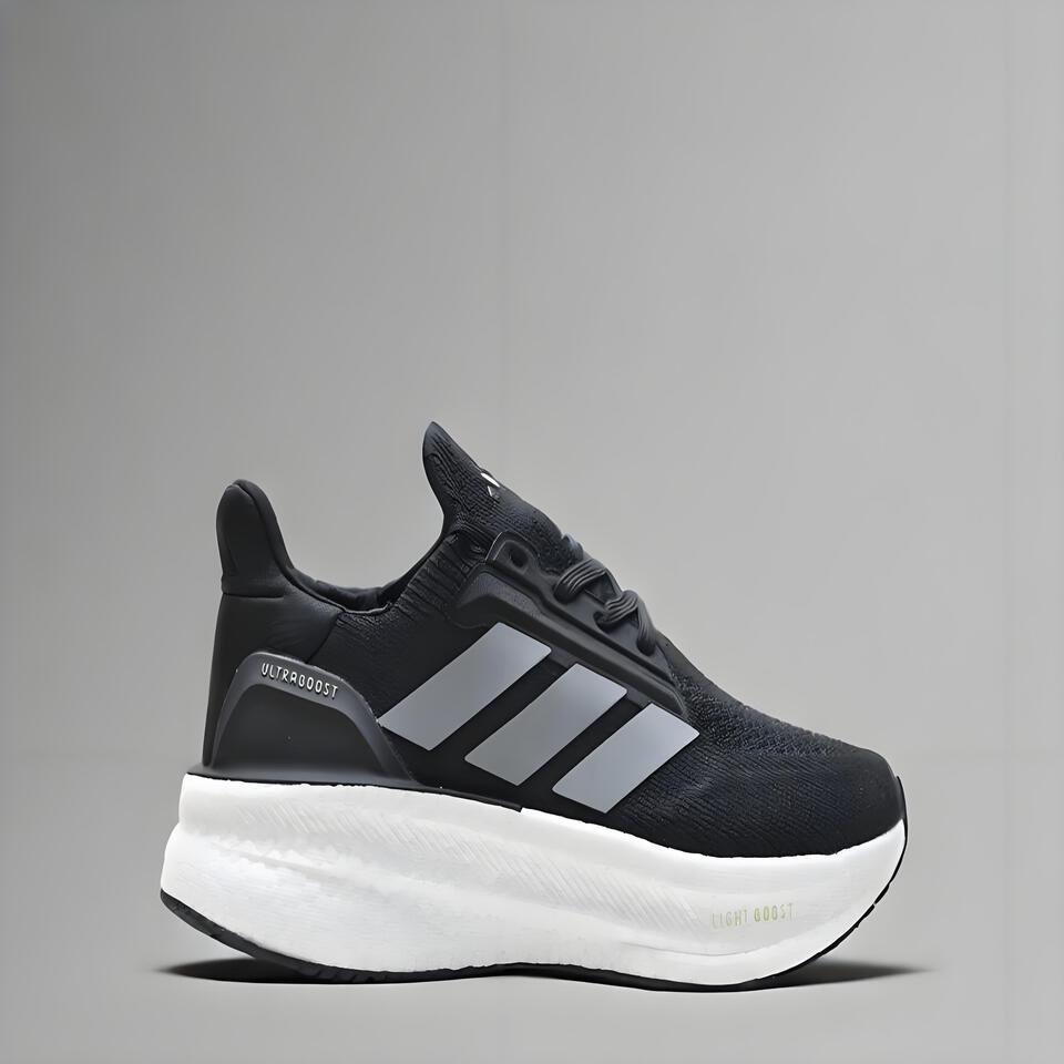 Adidas Ultraboost Black Grey White Primeknit Boost Running Shoes Men Women