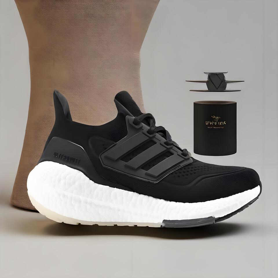 Adidas Ultraboost Black White Primeknit Running Shoes with Boost Technology