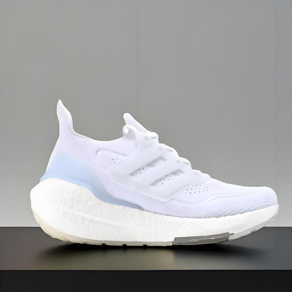 Adidas Ultraboost Light Purple White Knit Running Shoes