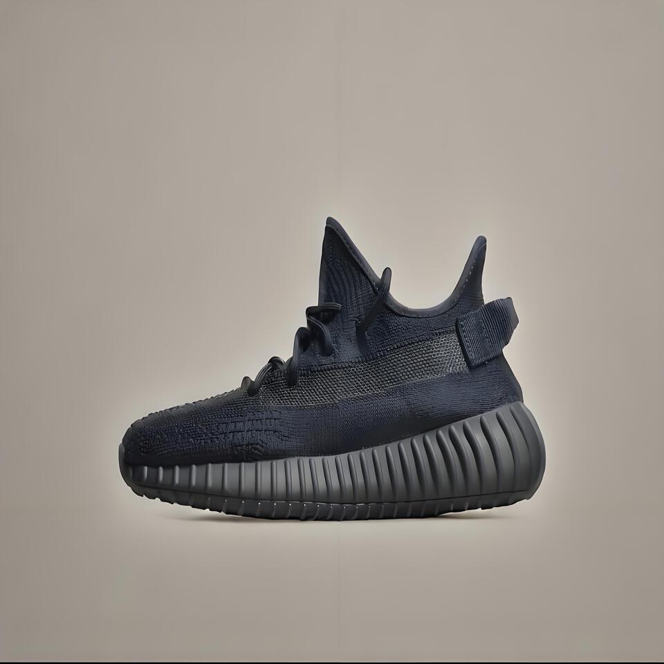 Adidas Yeezy Boost 350 V2 Triple Black Primeknit Shoes