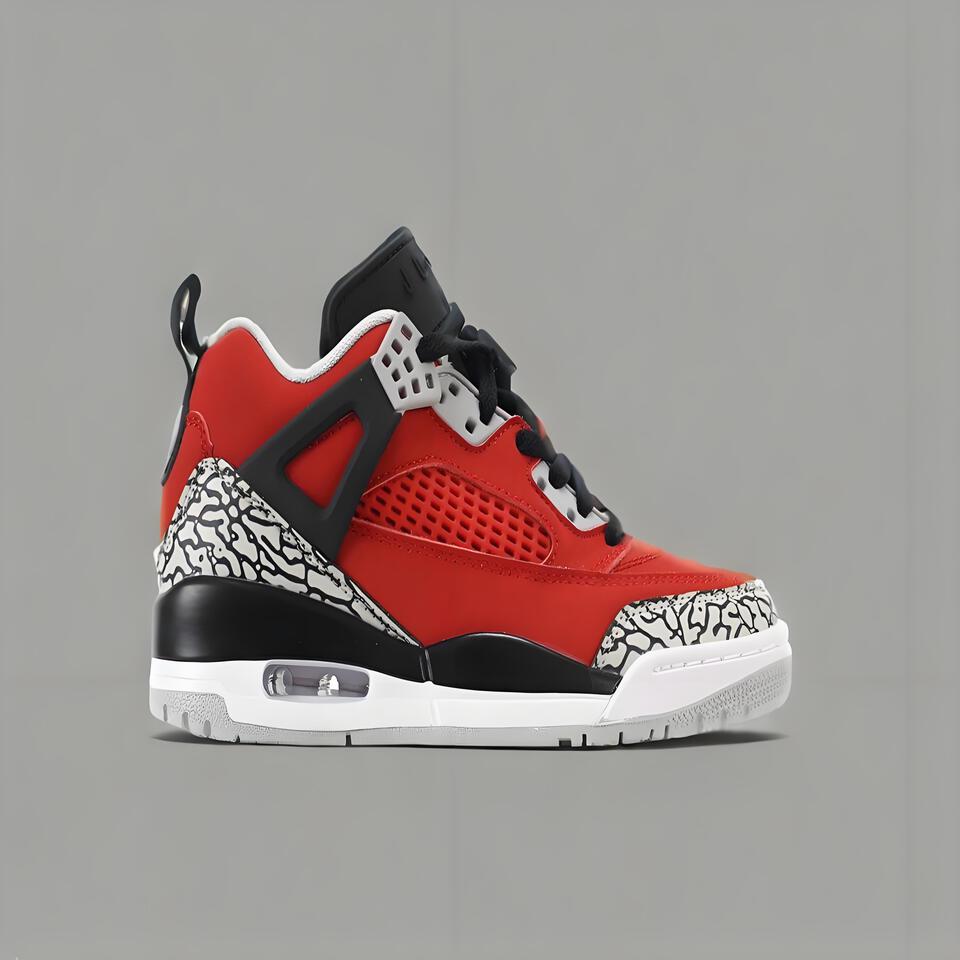 Air Jordan 4 Retro 'Fire Red' Leather Men's Basketball Shoes