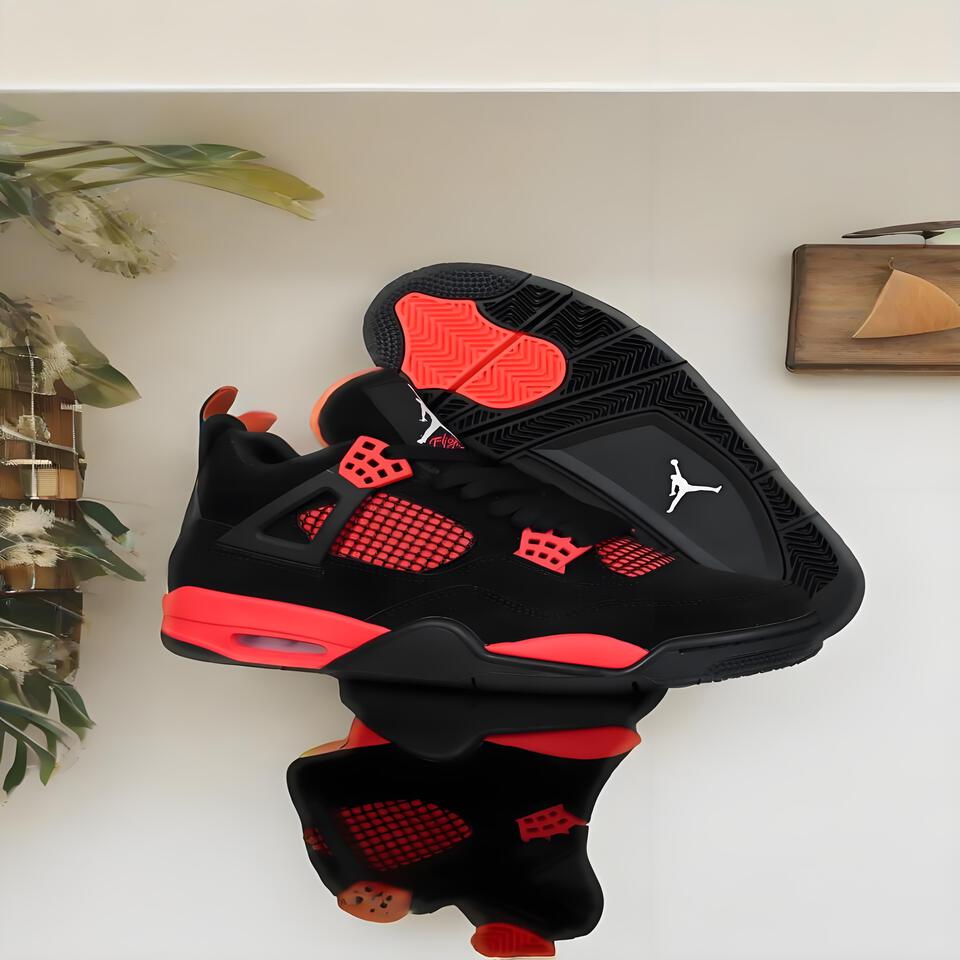 Air Jordan 4 Retro OG 'Bred' Black Red 1989