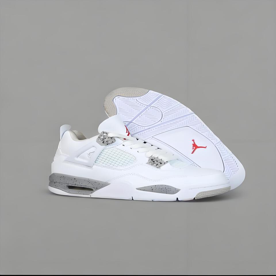Air Jordan 4 Retro 'White Cement' OG Red Splatter