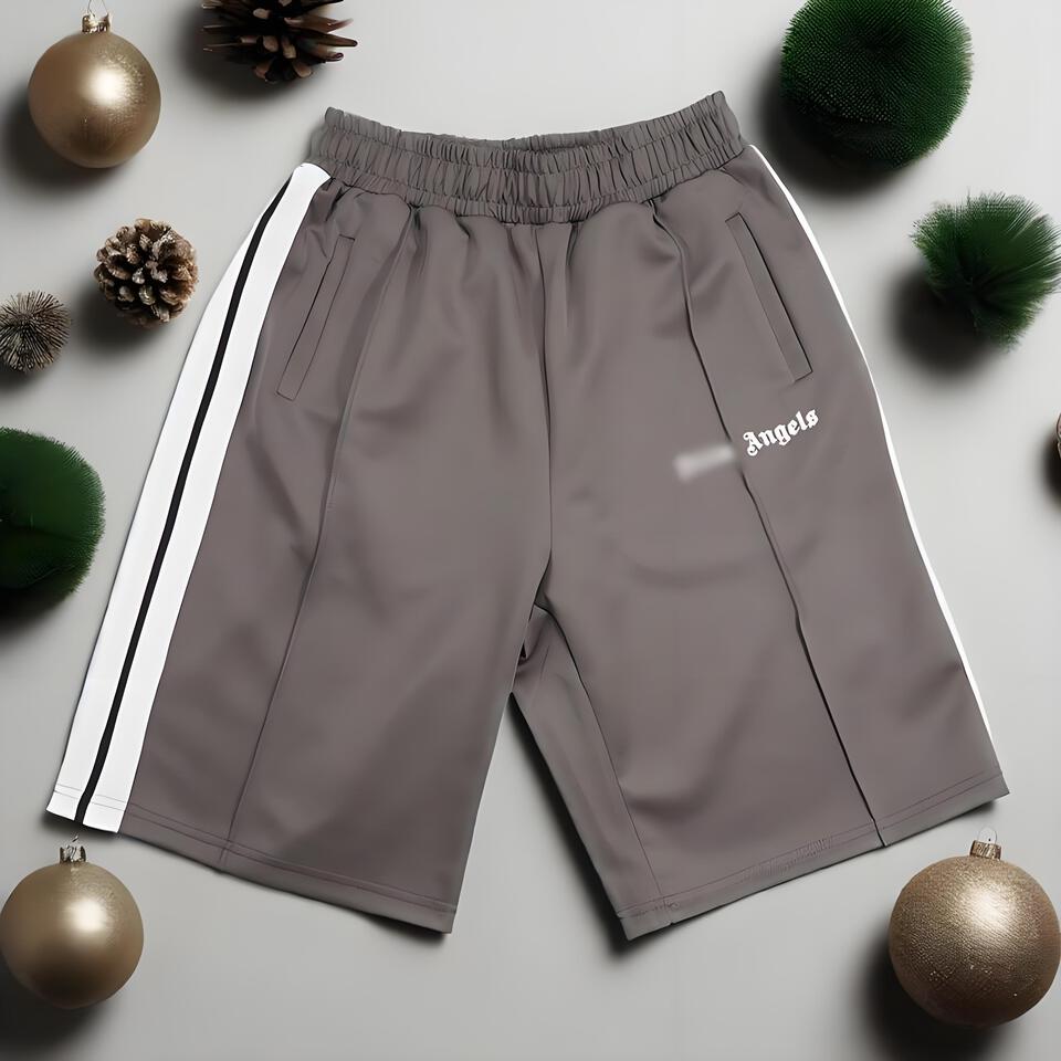 Angels Grey Stretch Sport Shorts for Men - Athletic Comfort Fit Workout Running