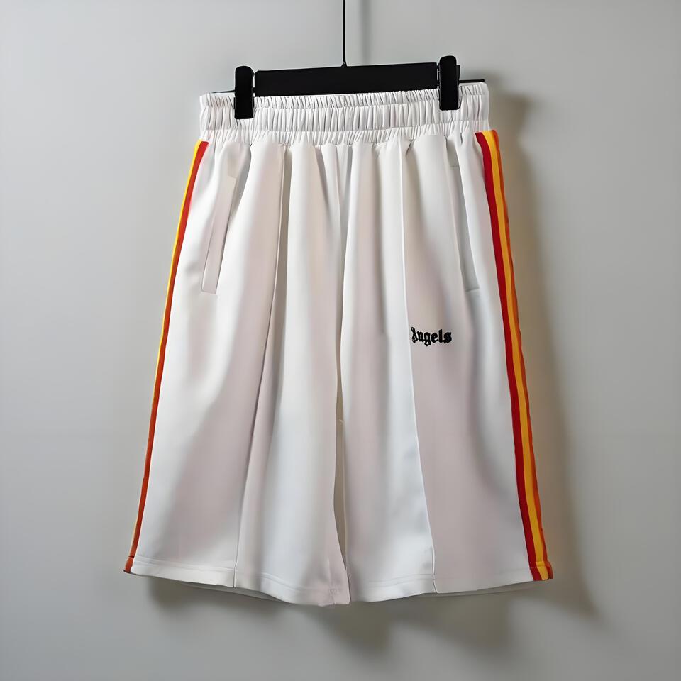 Angels White Elastic Waist Shorts - Comfort Stretch Fit Women's Fashion