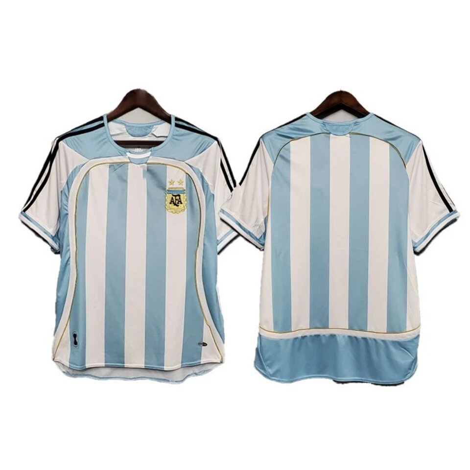 Argentina Home Football Jersey Blue White - Breathable & Lightweight