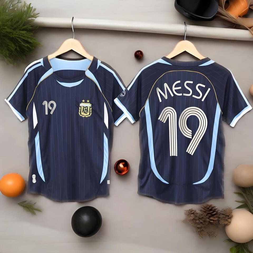 Argentina Messi 19 Blue Football Jersey