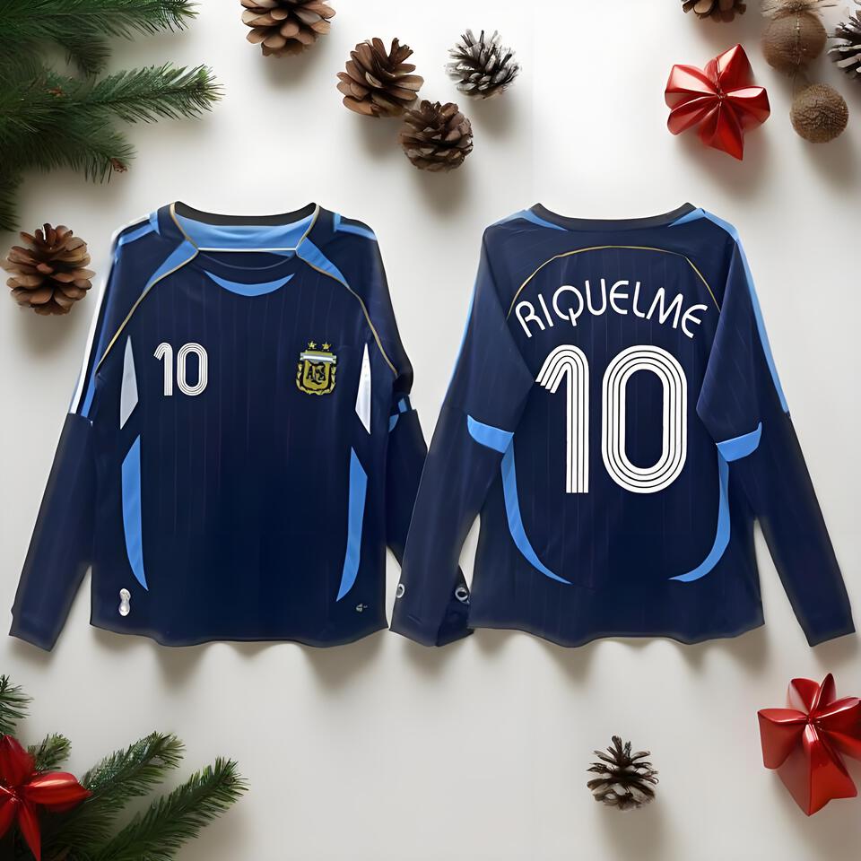 Argentina Retro Blue Soccer Jersey - Vintage Football Shirt