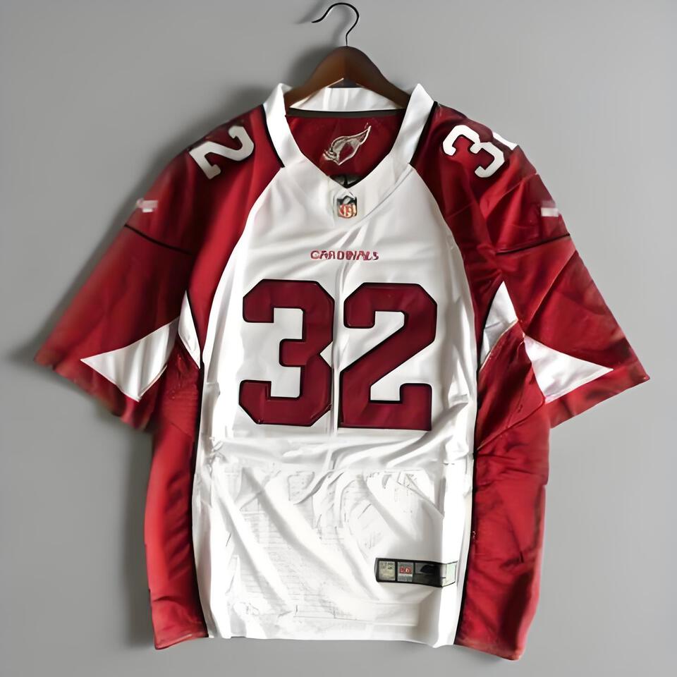 Arizona Cardinals Breathable Football Jersey - Red & White