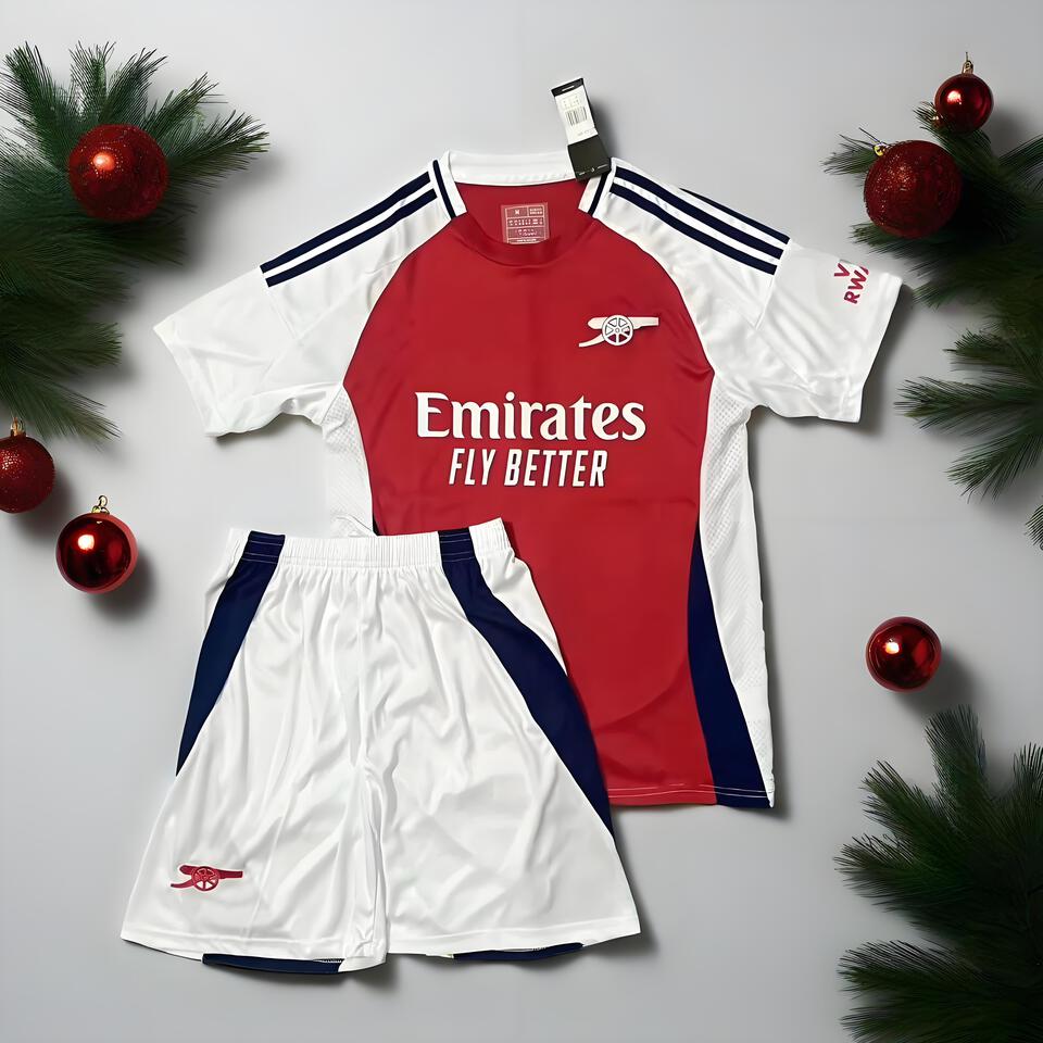 Arsenal FC Home Jersey 2023-2024 - Red & White Football Shirt