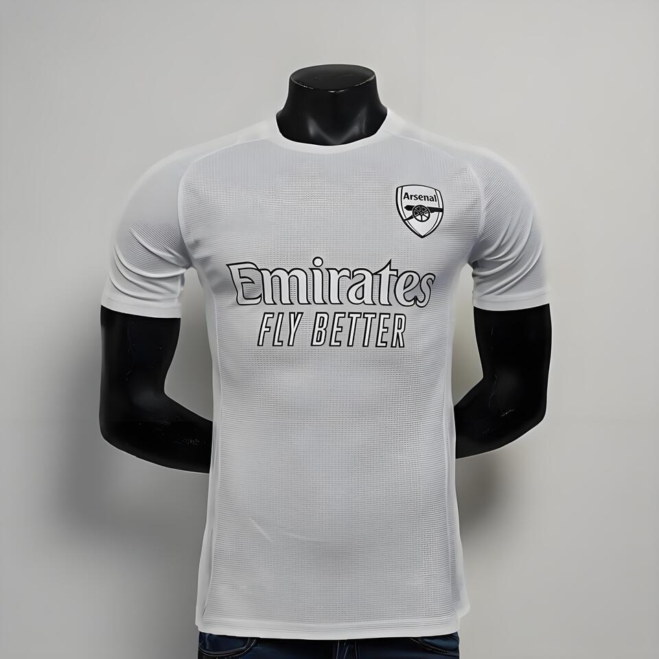 Arsenal Fly Better White Breathable Quick-Dry Sports T-Shirt