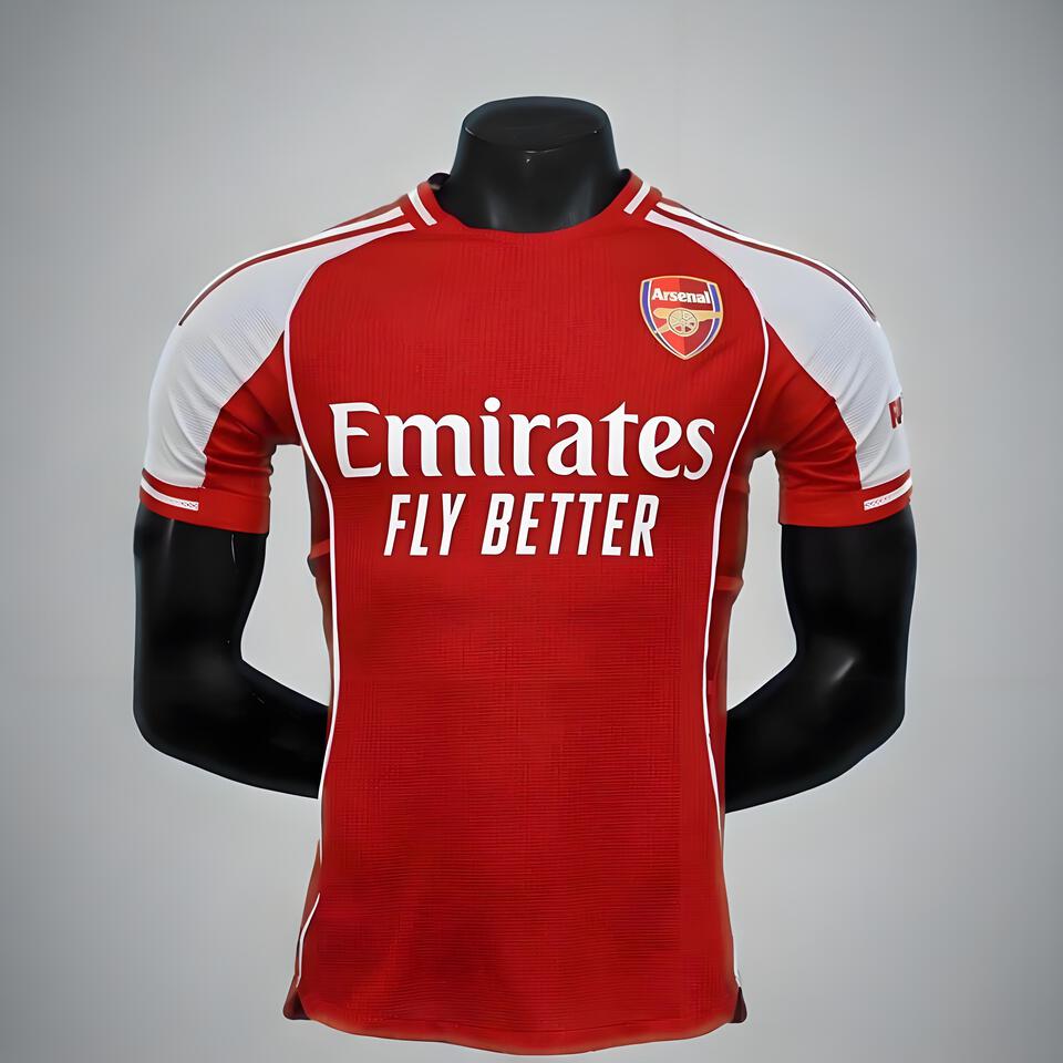 Arsenal Home Football Shirt 2024 Red Jersey