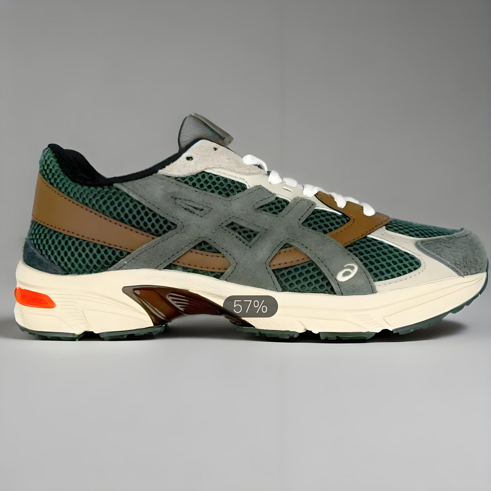 ASICS GEL-1130 Retro Green Running Shoes for Men & Women