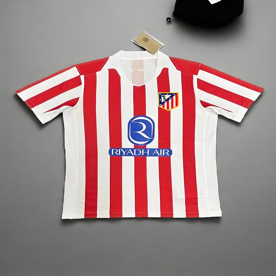 Atletico Madrid Red White Breathable Football Jersey